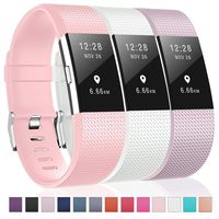 Humenn Bands Compatible with Fitbit Charge 2, 3 Pack Classic & Special Edition Replacement Bands for Fitbit Charge 2, Women Men