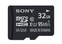 Sony 32GB High Speed Class 10 UHS-1 Micro SDHC up to 95MB/s Memory Card (SR32UXA/TQ)