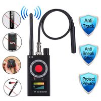 Anti Spy Detector, RF Detector & Camera Finder Anti-spy Hidden Camera Bug Sweeper GPS Audio Spy Scanner Radio Wireless Signal Electronic Tracker US Plug.