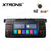 XTRONS Car Stereo Radio DVD Player 7 Inch Touch Screen GPS Navigation Android 8.1 Head Unit Supports Bluetooth 5.0 WiFi Car Auto Play Backup Camera DVR OBD TPMS Full RCA Output for BMW E46 M3 Rover75