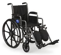 K2 Basic Wheelchair with 16"x16" Seat, Elevating Legrests