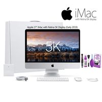 Apple 27-Inch iMac with Retina 5K Display MRR12LL/A (Early 2019) with Deluixe Cleaning Set