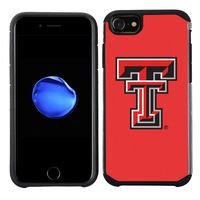 Prime Brands Group Textured Team Color Cell Phone Case for Apple iPhone 8/7/6S/6 - NCAA Licensed Texas Tech University Red Raiders