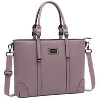 Laptop Bag for Women, Superior Laptop Tote Bag Computer Briefcase Fits up to 15.6 Inch Laptop for Women Work Office Business School Travel by ZMSnow (Purple)