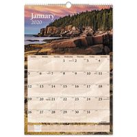 AT-A-GLANCE 2020 Monthly Wall Calendar, 15-1/2" x 22-3/4", Large, Scenic (DMW20128)