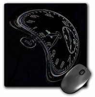 3dRose LLC 8 x 8 x 0.25 Inches Mouse Pad, Artistic Morphed Watch (mp_154733_1)