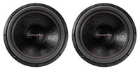 (2) American Bass HD15D1 HD 15" 4000w Competition Car Subwoofers w/300Oz Magnet