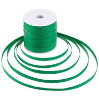 Whaline 229 Yards Raffia Paper Ribbon Craft Packing Paper Twine for Festival Gifts, DIY Decoration and Weaving, 1/4 Inch Width (Green)