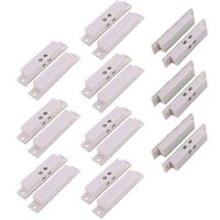 UHPPOTE Normal Closed Wired Screw-Terminal Surface-Mount Magnetic Contact for Window Door Security (Pack of 10)