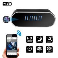 Spy Hidden Camera, ZDMYING Alarm Clock WiFi HD 1080P Cam, with Night Vision/Motion Detection/Loop Recording Home Surveillance Nanny Security Cameras
