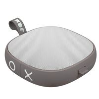 Hang Tight, Shower Bluetooth Speaker  12 Hour Playtime, Waterproof, Dust-Proof, Drop-Proof IP67 Rating  Mono 5w Driver, Built-in Speakerphone, Aux-In Port, Integrated USB  JAM Audio Gray