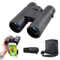 Binoculars 10x42, Compact HD Binoculars for Adults, Lightweight Stargazing Binoculars, Waterproof BAK-4 Prisms Binoculars Night Vision for Bird Watching, Travel, Hunting, Concerts, Sports