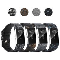 honecumi Colorful Watch Band Replacement for Fitbit Charge 2 Wrist Strap for Men & Women Quick Release Strap Band Compatible with Fitbit Charge 2 Smart Watch-Small Size -Dark Color