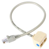 StarTech.com 2-to-1 RJ45 10/100 Mbps Splitter/Combiner - One adapter required at each end of the connection