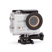 TechComm SPH10 Ultra 4K 30fps Action Sports 16MP Camera with Sony IMX214 Sensor and Accessory Bundle