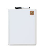 U Brands Contempo Magnetic Dry Erase Board, 8.5 x 11 Inches, White Fram - 251U00-04