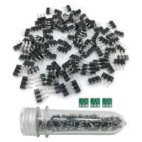 100 pcs 3p Socket for Transistor, Pitch 0.1 inch 2.54 mm