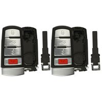 KeylessOption Keyless Entry Remote Key Fob Case Insert Shell Replacement for HLO3C0959752N (Pack of 2)