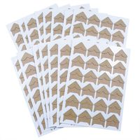 Gnognauq 15 Sheets Photo Picture Corners Self Adhesive Stickers for DIY Scrapbook and Picture Album
