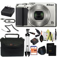 Nikon COOLPIX Silver A900 20MP Point & Shoot Digital Camera (Advanced Kit, Frustration Free Packaging)