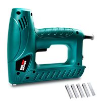 Electric Brad Nailer, NEU MASTER Staple Gun N6013 with Contact Safety and Power Adjustable Knob for Upholstery and Home Improvement, Includes 400pcs Staples and 100pcs Nails