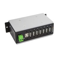 StarTech.com 7-Port Industrial USB 2.0 Hub with ESD Protection & 350W Surge Protection - Wall Mountable (HB20A7AME)