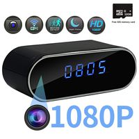 Spy Mini Camera,TBWFUWD Hidden Camera in Clock WiFi 1080P Video Recorder Wireless IP Camera for Indoor Home Security Remote Monitoring Nanny Pet Cam 140 Angle Night Vision Motion Detection