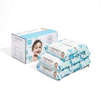 The Honest Company Baby Wipes - Pure and Gentle | Plant-Based | Alcohol, Fragrance and Paraben Free | Hypoallergenic Honest Wipes | 576 Count