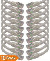 iMBAPrice - 100 ' Cat5e RJ45 Network Ethernet Patch Cable, (10 Pack), White (IMBA-CAT5-100WT-10PK)
