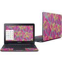 Mightyskins Skin Compatible with Samsung Chromebook 3 11.6" - Magenta Summer | Protective, Durable, and Unique Vinyl Decal Wrap Cover | Easy to Apply, Remove, and Change Styles | Made in The USA