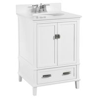 Dorel Living Otum 24" Bathroom Vanity, White
