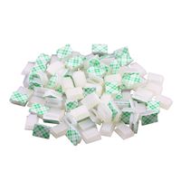 Pasow 100 PCS Self Adhesive Car Cable Tie Cable Clips Cable Drop Wire Holder Organizer 139.25.6 MM - White