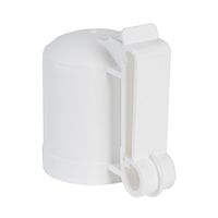 Zareba ITCPW-Z T-Post Safety Cap and Insulator, White, 10 per Bag