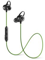 Diginex Bluetooth Earbuds Wireless Magnetic Headset Sport Earphones for Running IPX7 Waterproof Headphones 9 Hours Playtime High Fidelity Stereo Sound and Noise Cancelling Mic 1 Hour Recharge Green