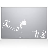 The Decal Guru 0108-MAC-15P-W Army Men Vinyl Sticker, 15" Macbook Pro (2015 & older), White