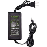 12V 5A Power Adapter AC 100-220V to DC 60W Power Supply US Plug Switching PC Power Cord for LCD Monitor LED Strip Light DVR NVR Security Cameras System CCTV Accessories
