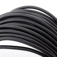 100 FT 1/4" Wire Loom Split Tubing Auto Wire Conduit Flexible Cover