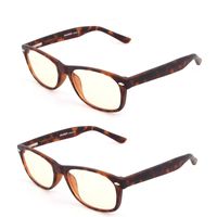 Tacloft UV Computer Glasses, Blue Light Blocking Glasses, Gaming Glasses (UV Protection, Transparent Lens) - Anti Glare/Blue Ray/Eyestrain/Reflective for Men/Women TL2003C2