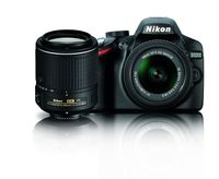 Nikon D3200 24.2 MP CMOS Digital SLR Camera with 18-55mm and 55-200mm VR DX Zoom Lenses Bundle