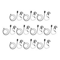 10 Pack Maxtop AEH1003-M12 G-Sharp Earhanger Earphone for Motorola SL1K SL1M SL7550 SL7580 SL7590 SL300 SL500