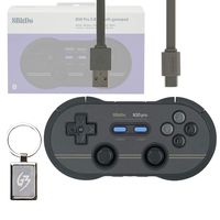 Mcbazel 8Bitdo N30 Pro 2 Wireless Bluetooth Gamepad Controller M Edition for Nintendo Switch MacOS Android Steam Windows with Gam3Gear Keychain