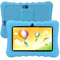 Tagital T7K Plus Kids Tablet, 7 inch Display, Kids Mode Pre-Installed, with WiFi and Camera and Games, HD Kids Edition (Blue)