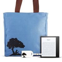 All-New Kindle Oasis Travel Bundle including Kindle Oasis 7" E-Reader (Champagne Gold, 32GB, Wifi, Special Offers), Kindle branded tote bag, Kindle branded luggage tags (2) - white