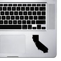 StickAny Palm Series California CA Sticker for MacBook Pro, Chromebook, and Laptops (Black)