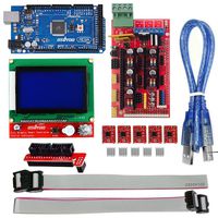 OSOYOO 3D Printer Kit with RAMPS 1.4 Controller + Mega 2560 board + 5pcs A4988 Stepper Motor Driver with Heatsink + LCD 12864 Graphic Smart Display Controller with Adapter For Arduino RepRap