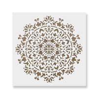 Bliss Mandala Stencil Template Walls Crafts - Reusable Stencils Painting in Small & Large Sizes