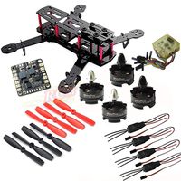 Hobbypower DIY 250mm Quadcopter Frame Kit+ HP T2204 2300KV Motor +Simonk 12A ESC +CC3D Flight Controller +5045 Propeller