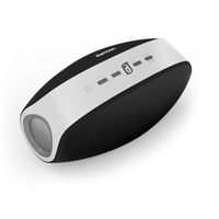 Damson Vulcan - Portable Wireless Bluetooth Surround Sound Speaker - Includes Carry Case and Universal Power Adapter (White)
