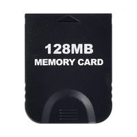 Memory Card 128 MB compatible for Nintendo Wii and GameCube by Mario Retro