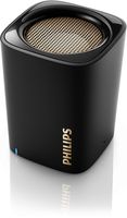 Philips BT100B/37 Wireless Mini Compact Portable Bluetooth Speaker with Built-In Microphone for Phone Calls